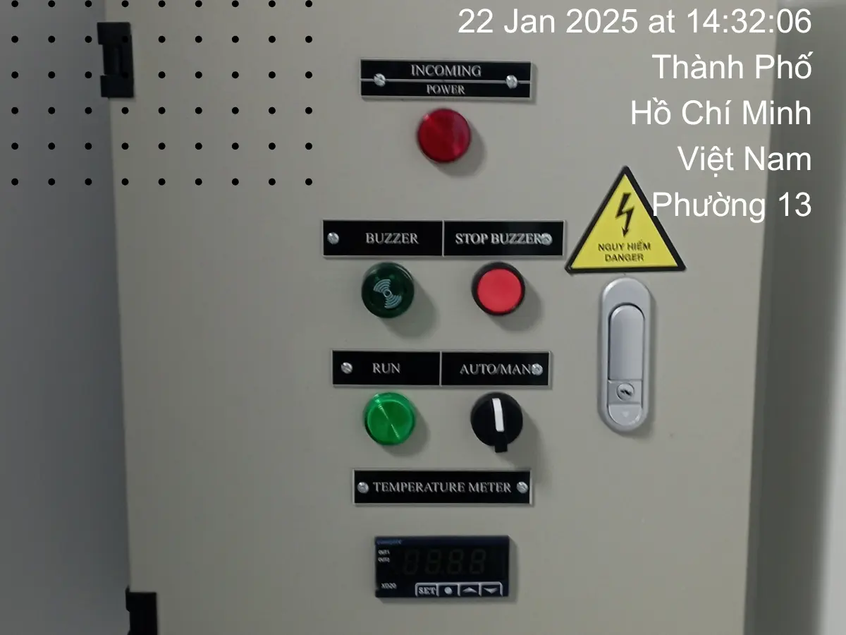 Tủ điều khiển van điện từ tưới tự động